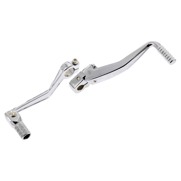 SET Kickstarterhebel mit klappbarem Fußschalthebel (chrom), Simson S50, S51, S53, S70